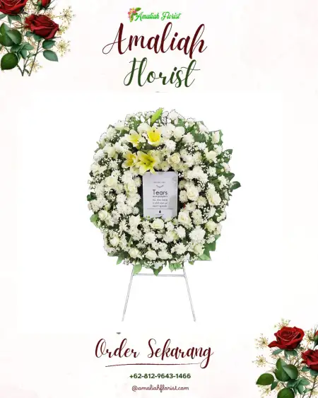 Krans Bunga Duka Teja